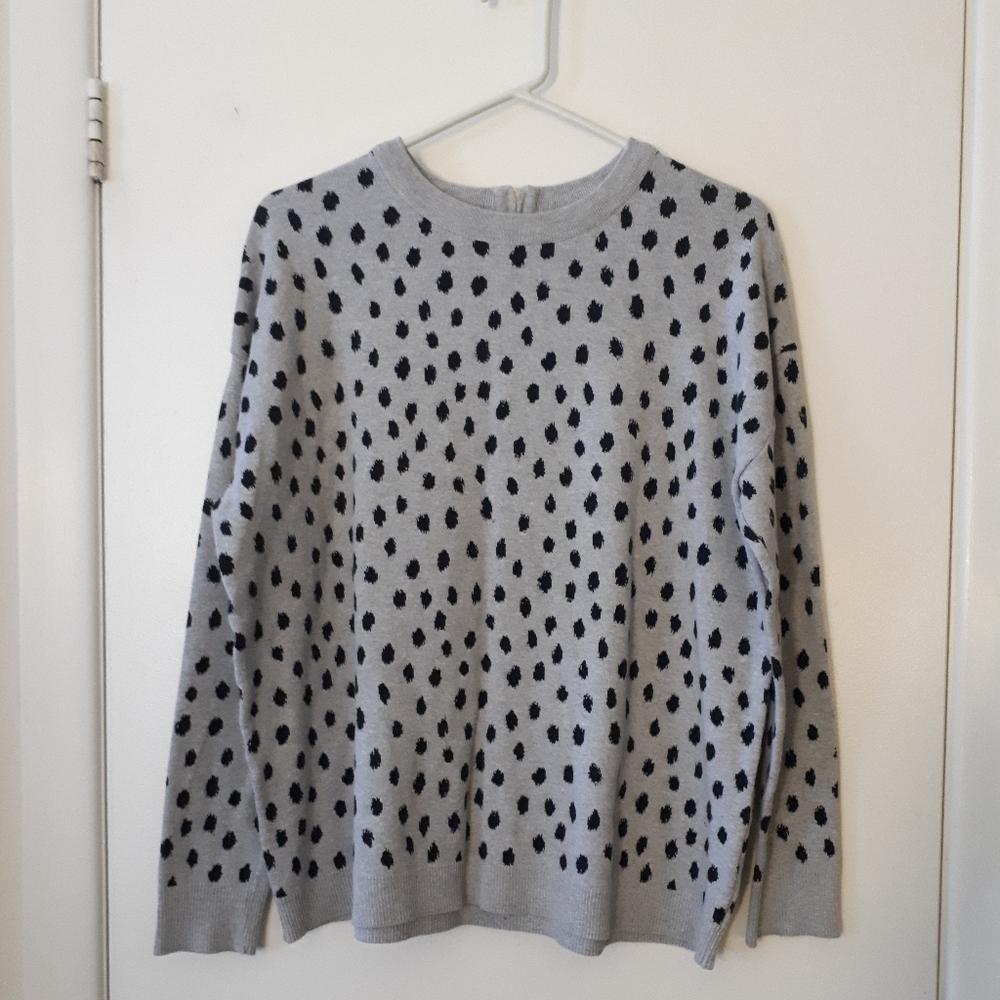 Polka dot sweater